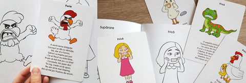 40 de poezii + fise de colorat pentru dezvoltarea inteligentei emotionale la copii
