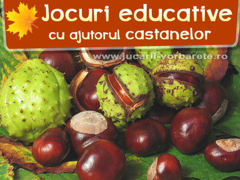 Jocuri educative  cu  ajutorul castanelor