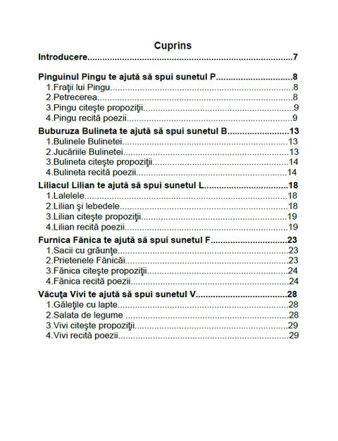 Set 5 Minute de Logopedie Hazlie