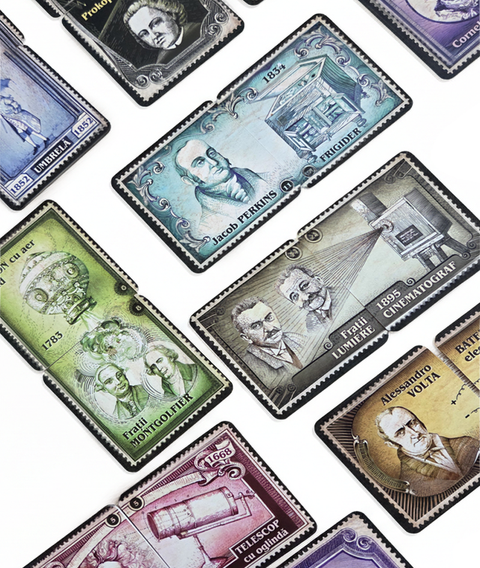 Joc de memorie educativ - Inventii si descoperiri. Smart Memo