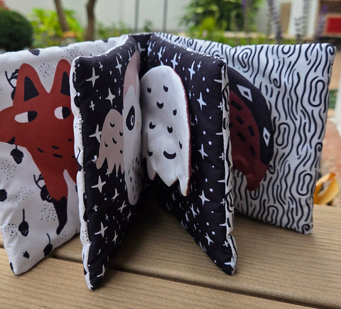 Prima mea carte textila cu fosnete – Animale din padure