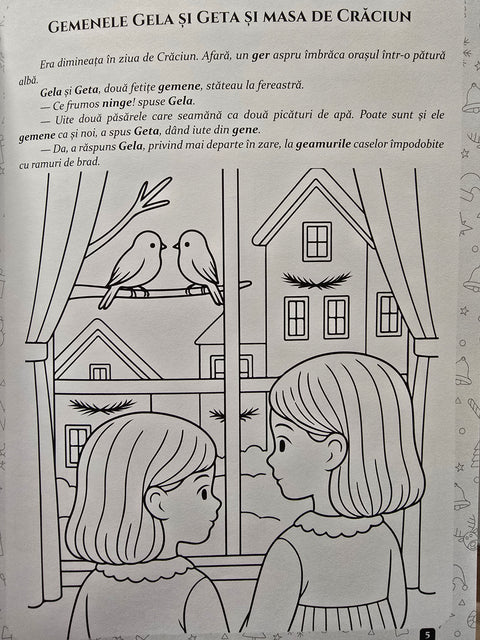 Gemenele Gela si Geta si masa de Craciun – poveste logopedica + Scrisoare pentru Mos Craciun