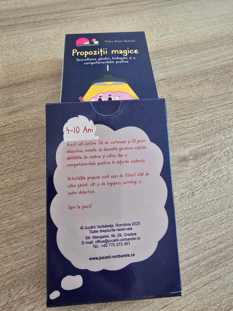 Propozitii magice – Dezvoltarea gandirii, limbajului si a comportamentelor pozitive