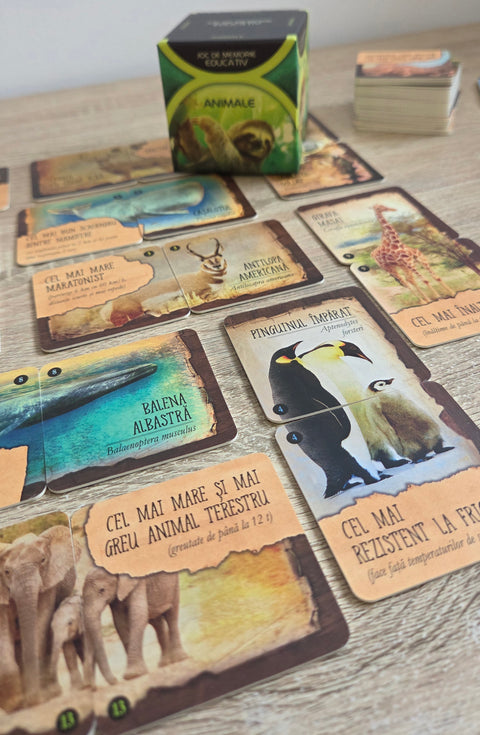 Joc de memorie educativ - Animale. Smart Memo