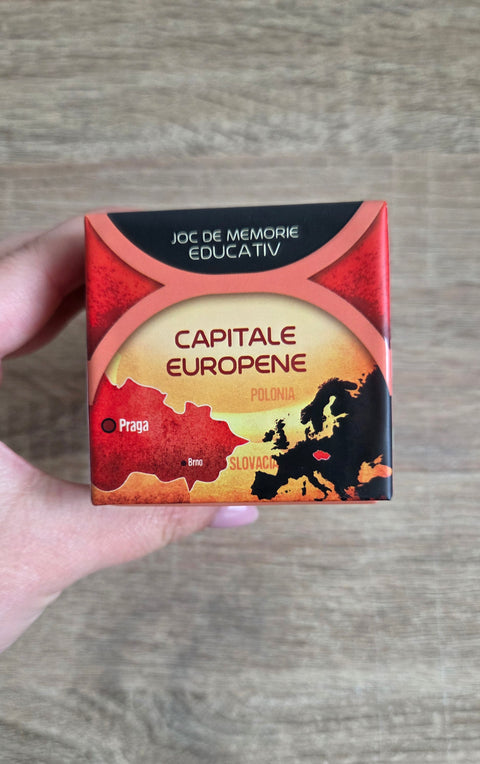Joc de memorie educativ - Capitale Europene. Smart Memo