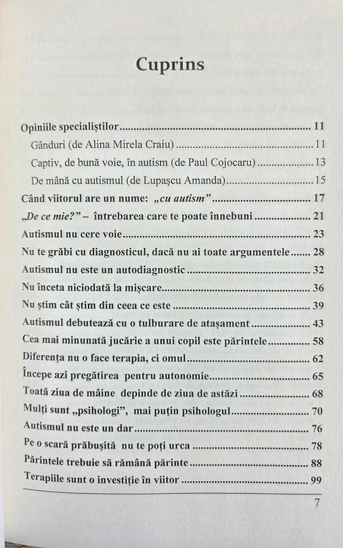 ... Cu autism, deci exist! Terapia 3 C, o imagine de ansamblu
