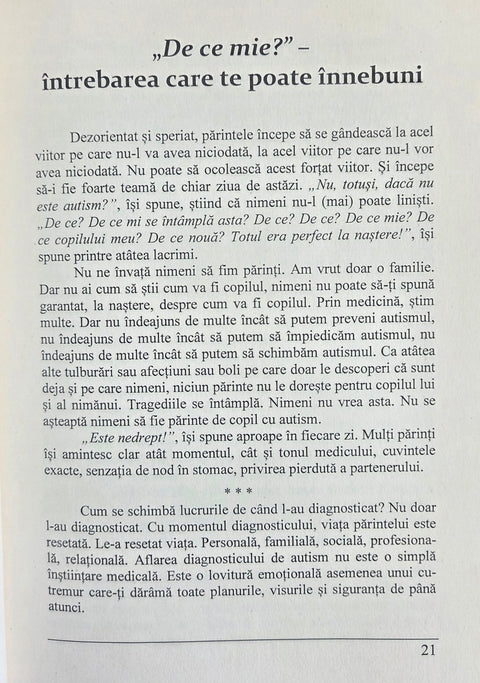 ... Cu autism, deci exist! Terapia 3 C, o imagine de ansamblu