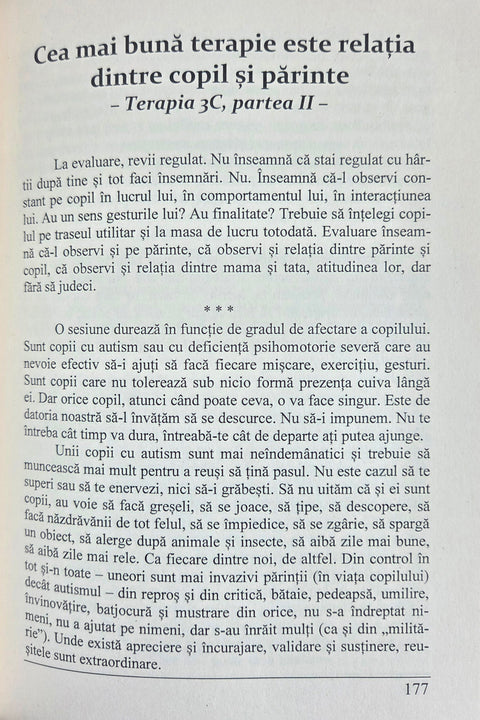 ... Cu autism, deci exist! Terapia 3 C, o imagine de ansamblu