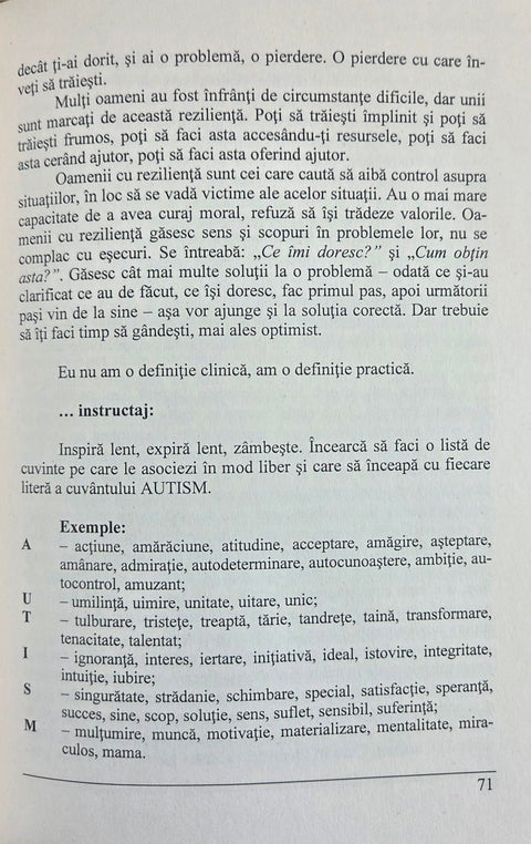 Autismul nu este marginea prapastiei - In scurta terapie cu atitudine