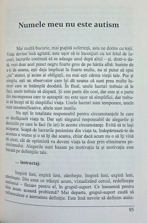 Autismul nu este marginea prapastiei - In scurta terapie cu atitudine