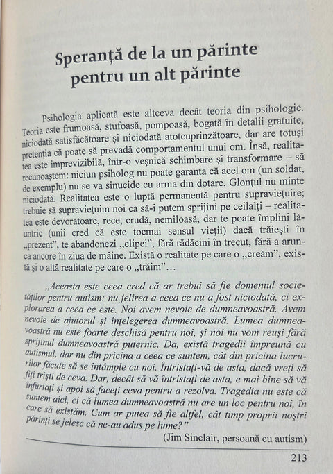 Cu autismul la psiholog