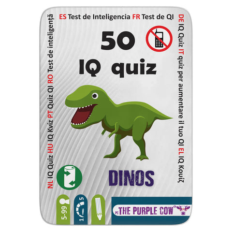 Purple Cow - 50 de teste de inteligenta cu dinozauri