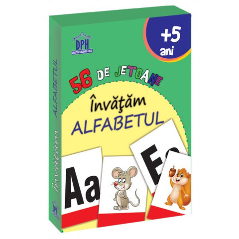56 de jetoane – Invatam alfabetul