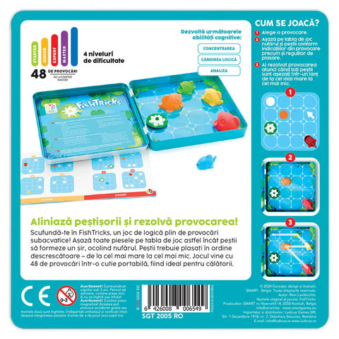 Smart Games - FishTricks, joc de logica cu 48 de provocari