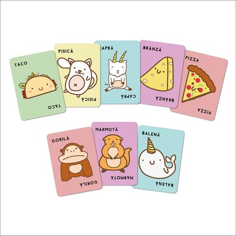 Taco Pisica Capra Branza Pizza, joc de petrecere