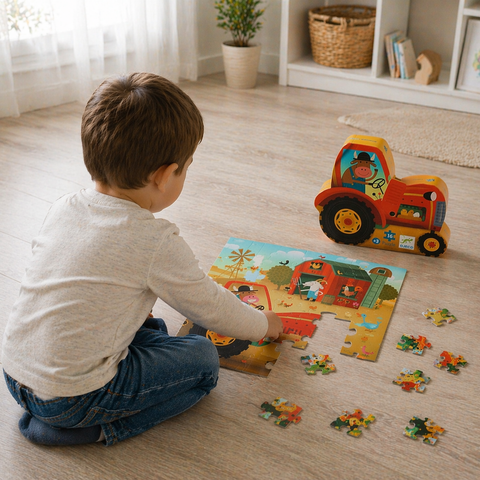 Puzzle Tractor. Djeco