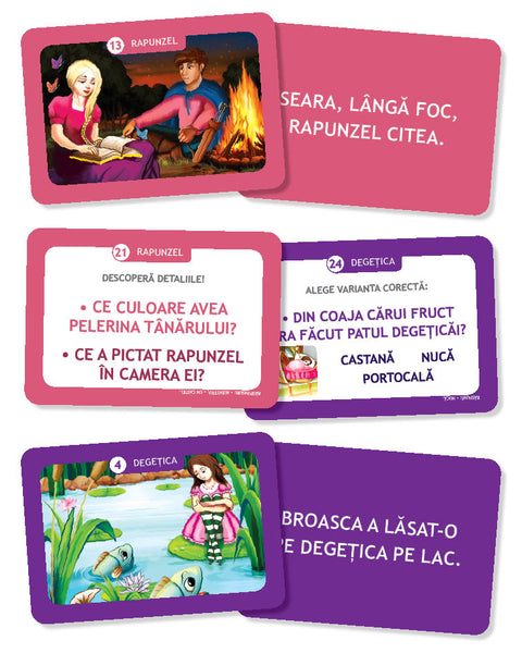 Rapunzel - Degetica/ Carduri pt. inv. Citirii