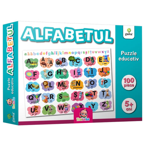 Alfabetul. Puzzle Educativ TraLaLa