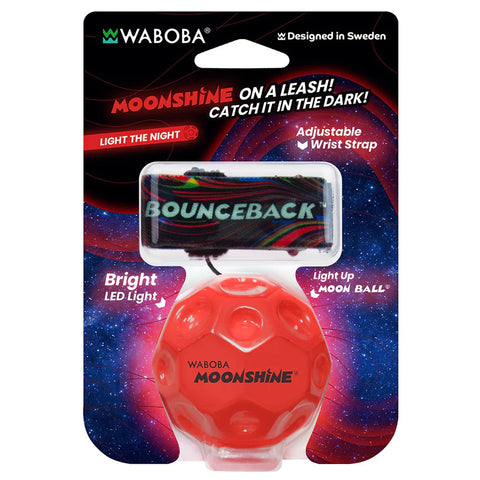 Minge hiper saritoare, cu sistem de prindere si led.  Waboba Bounceback Moonshine