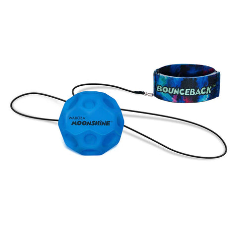 Minge hiper saritoare, cu sistem de prindere si led.  Waboba Bounceback Moonshine