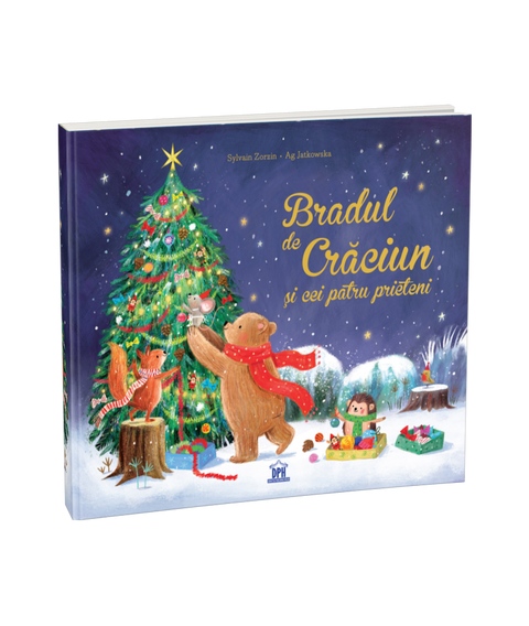 Bradul de Craciun si cei patru prieteni