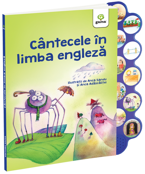 Cantecele in limba engleza.Cantecele copilariei cu sunete