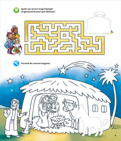 Carte cu activitati de... Craciun (4-7 ani)