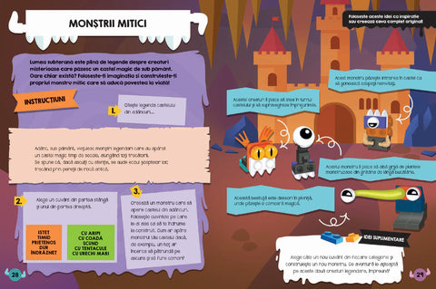 LEGO – 5 minute: Construieste un monstru