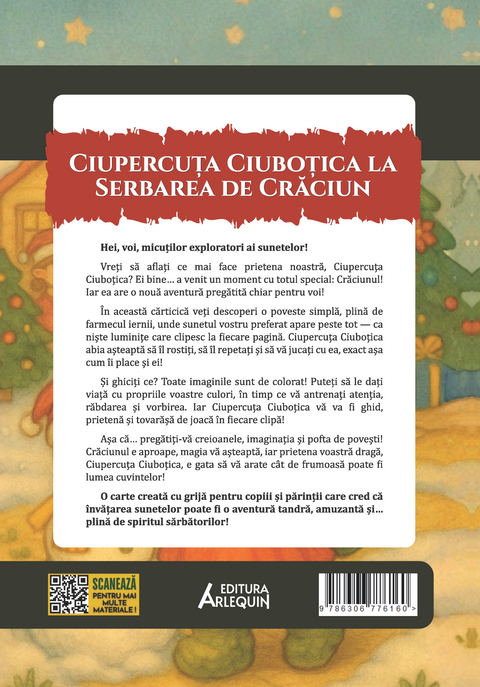 Ciupercuta Ciubotica la serbarea de Craciun – poveste logopedica + Scrisoare pentru Mos Craciun