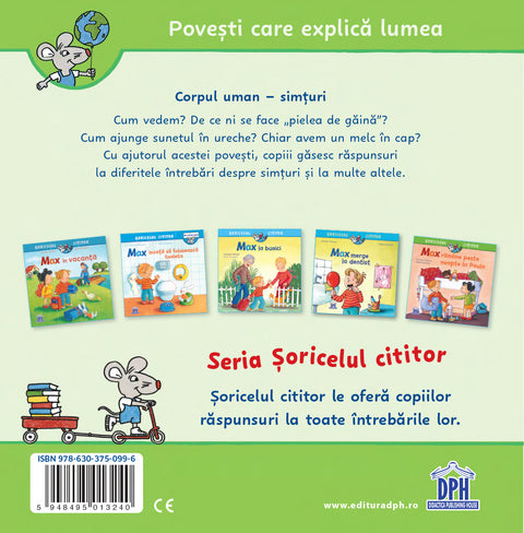 Corpul uman - Simturi: vaz, auz, miros