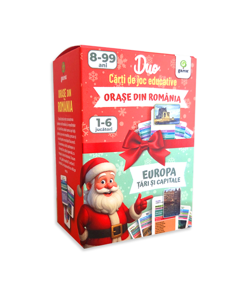 Orase din Romania - Europa: tari si capitale - Pachete Duo EduCard