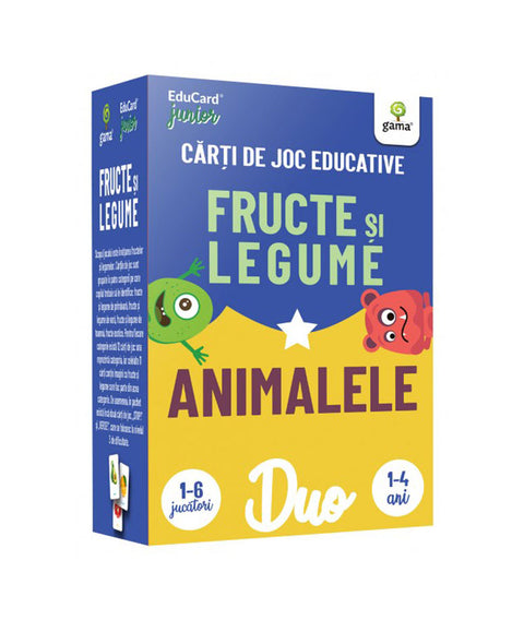 Fructe si legume - Animalele - Pachete Duo Educard