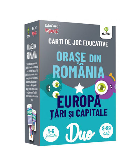 Orase din Romania - Europa: tari si capitale - Pachete Duo EduCard