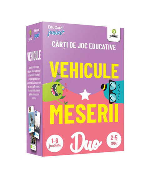 Vehicule - Meserii - Pachete Duo EduCard