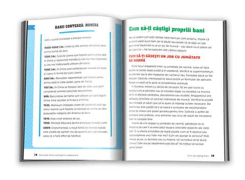 Educatie financiara pentru adolescenti. Cum sa economisesti, sa investesti si sa-ti inmultesti banii