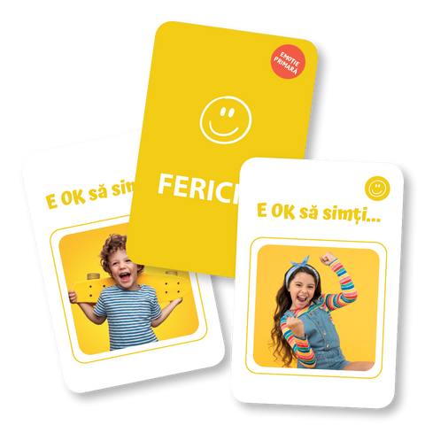 E OK sa simti... Emotii. Carti de Joc Educative
