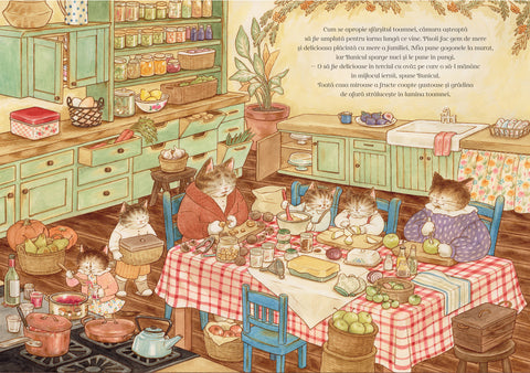 Familia Motanila si Cele patru Anotimpuri