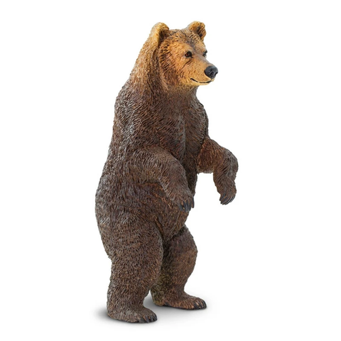 Figurina Safari. Urs Grizzly (in picioare)