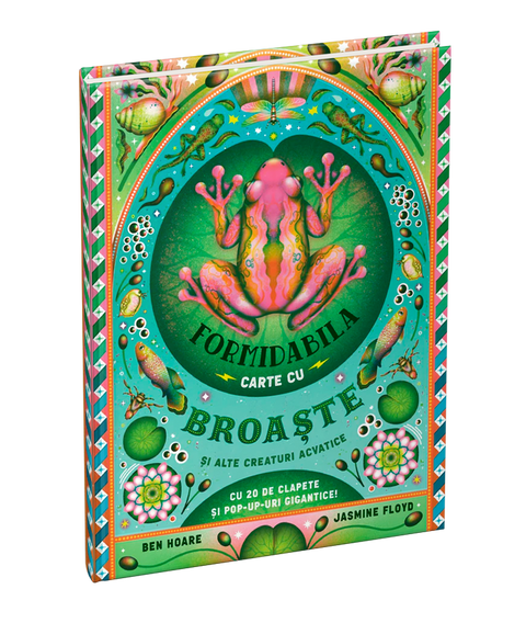 Formidabila carte cu broaste si alte creaturi acvatice