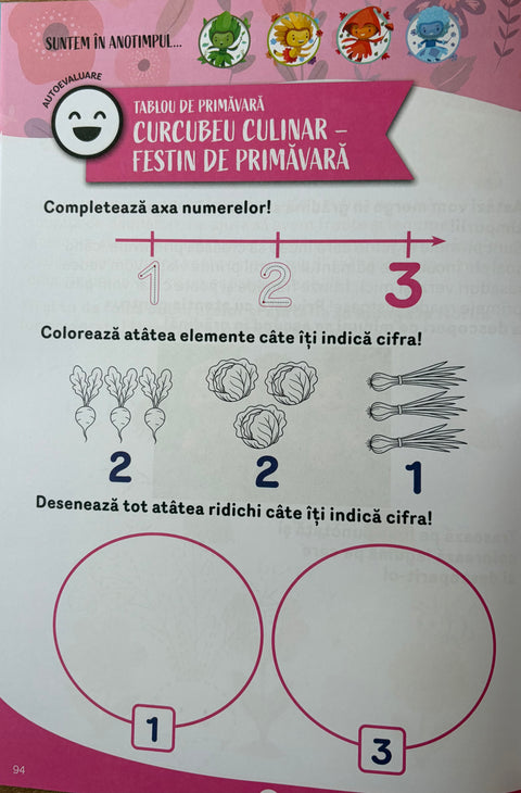 Caiet cu fise de lucru grupa mica