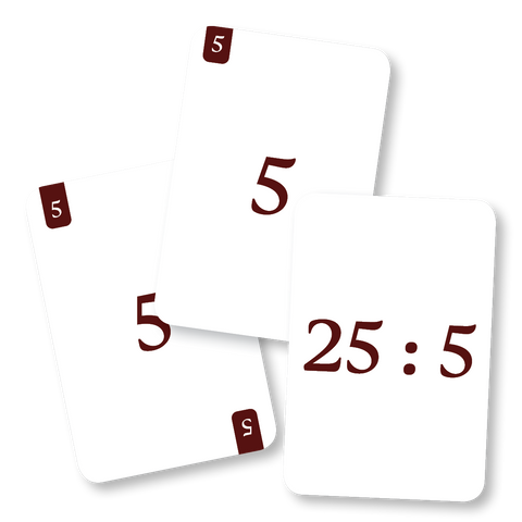 Impartirea. Carti de Joc Educative