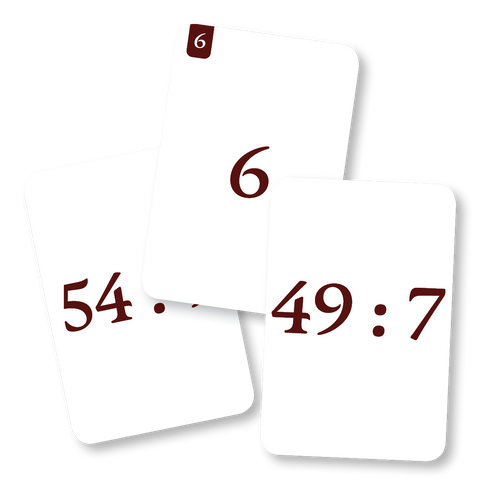 Impartirea. Carti de Joc Educative