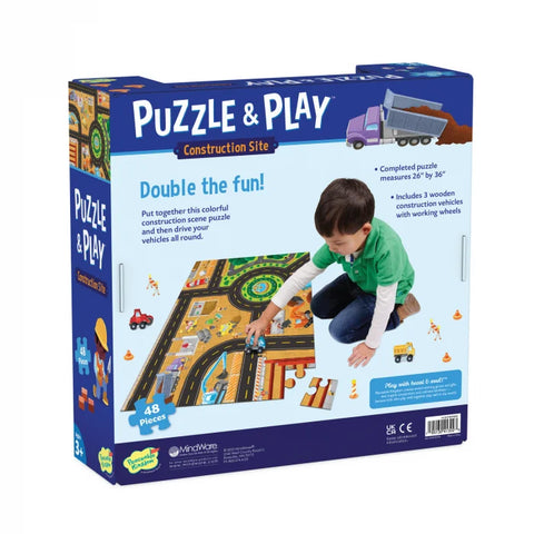 Joc 2 in 1 Puzzle and play. Pe santier