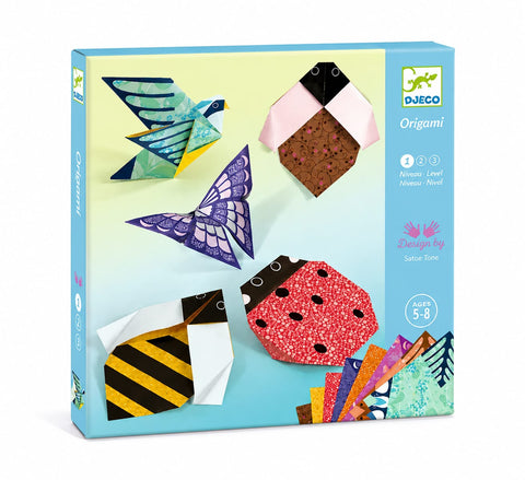 Joc creativ origami Micii locuitori ai gradinii, Djeco