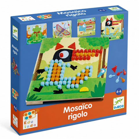 Joc educativ Mozaic rigolo, Djeco
