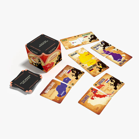 Joc de memorie educativ - Capitale Europene. Smart Memo