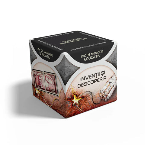 Joc de memorie educativ - Inventii si descoperiri. Smart Memo