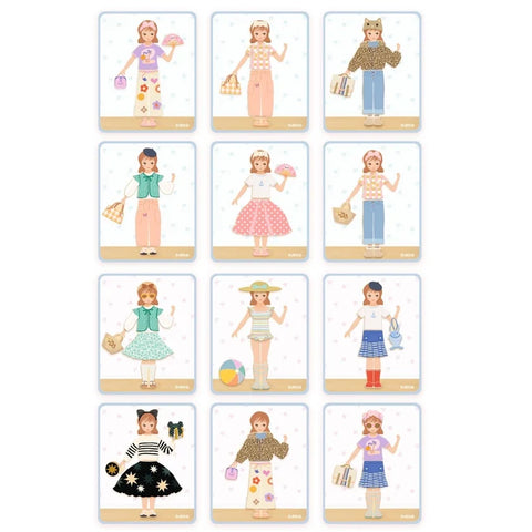Joc educativ cu magnet de imbracat personaje, Djeco