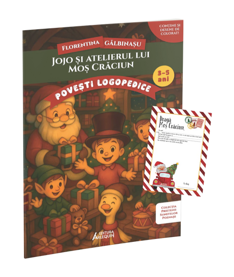 Jojo si atelierul lui Mos Craciun – poveste logopedica + Scrisoare pentru Mos Craciun