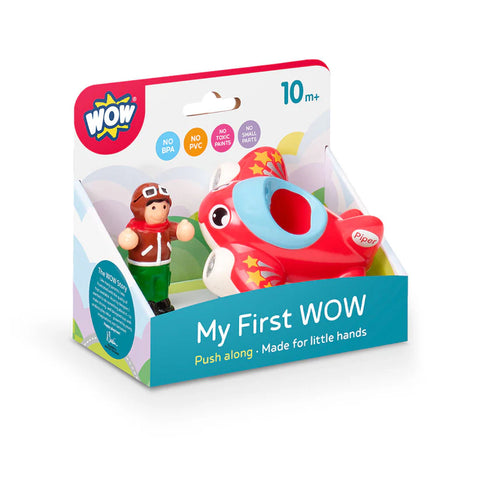 Jucarie pentru copii WOW Toys, Primul meu avion cu reactie, My First WOW Jet Plane Piper